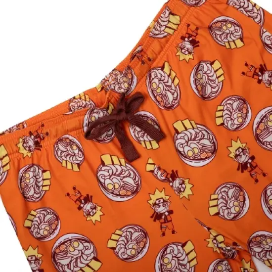 Naruto Ichiraku Ramen Adult Juniors Sleepwear Set with Short Sleeve Tee and Sleep Pants image {4}