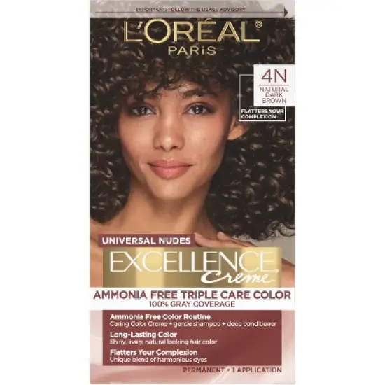 L'Oreal Paris Excellence Universal Nudes Ammonia Free Permanent Hair Color image {10}