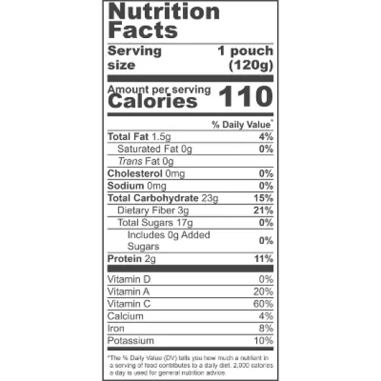 Happy Family Organics Happy Tot Superfoods Organic Bananas, Peaches, and Mangos Fruit Blend - Case of 16/4.22 oz image {4}