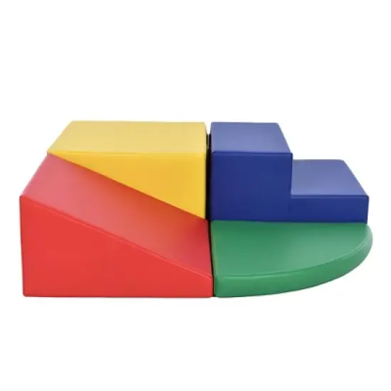 Softzone Climb and Crawl Activity Playset, Lightweight Safe Soft Foam Nugget Block for Toddlers-ModernLuxe image {10}