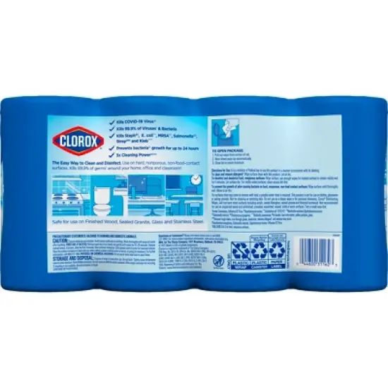 Clorox Disinfecting Wipes Value Pack - 300ct/4pk image {5}