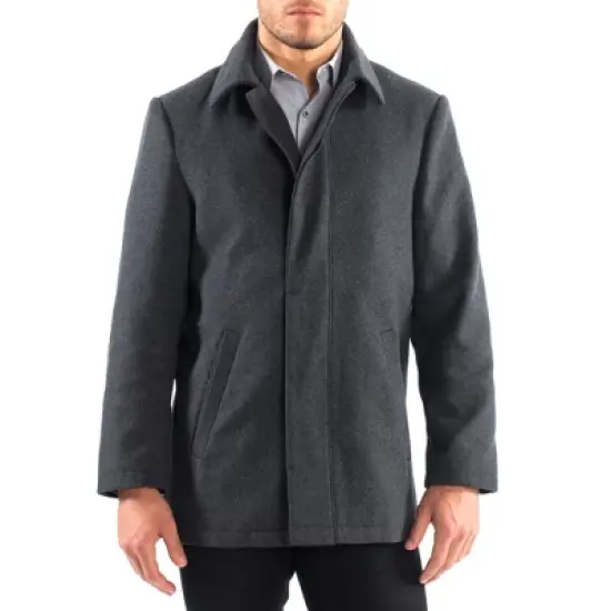 Alpine Swiss Vance Mens Wool Blend Button Up Coat image {7}