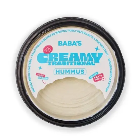 Baba's Creamy Traditional Hummus - 10oz image {7}