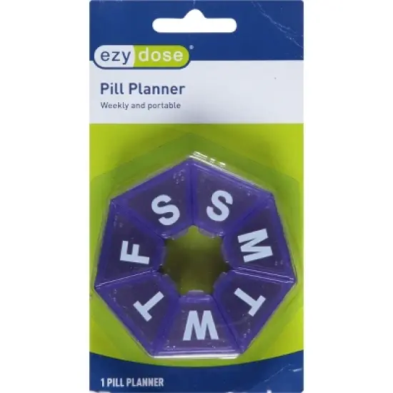 Ezy Dose Weekly and Portable Pill Planner 1 ea image {2}
