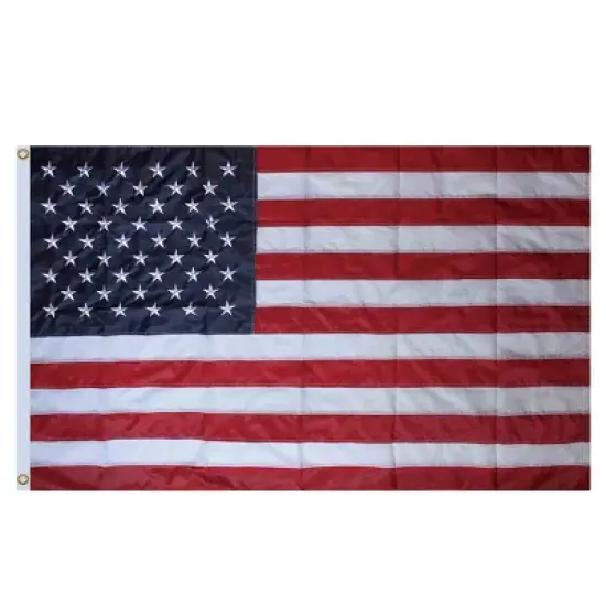 Briarwood Lane American Flag Embroidered Grommet Flag USA Patriot image {2}