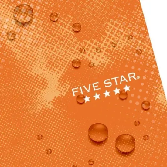 Five Star Active Subject Notebook 80ct Orange image {5}
