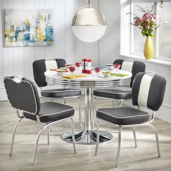 Set of 2 Raleigh Retro Dining Chairs - Buylateral image {3}