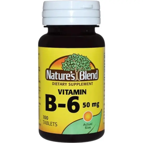 Nature's Blend 63 Vitamin B-6 50 mg (Each) image {3}
