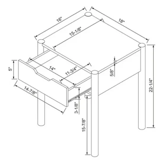 Scandi Nightstand Natural - Room Essentials&trade; image {5}