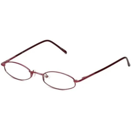 Flex Plus by Vivid FP-10 Designer Reading Eye Glasses in Burgundy Red 46mm +1.50 | Ladies | Oval Shape | Small Fit image {5}
