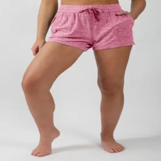 90 Degree By Reflex Super Soft Cationic Heather Lounge Shorts image {3}