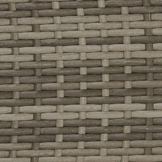 5pc Wicker Outdoor Conversation Set Blue/Brown - EDYO LIVING image {9}