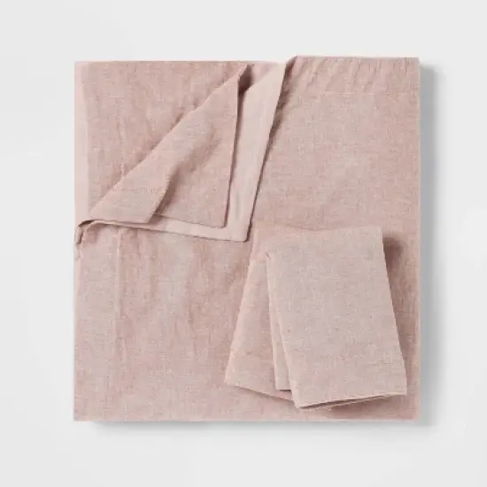 Cotton Linen Chambray Duvet Cover & Sham Set - Threshold&trade; image {3}
