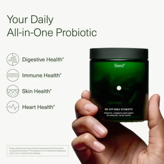 Seed Daily Synbiotic Probiotic Capsules - 60ct image {3}
