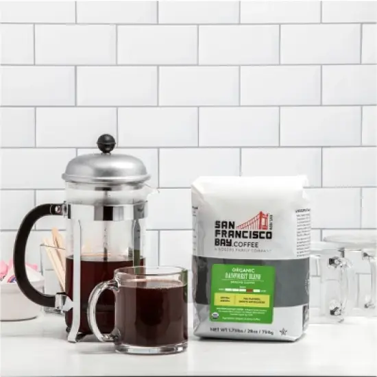 San Francisco Bay Coffee, Organic Rainforest Blend, 28oz Ground Coffee image {3}