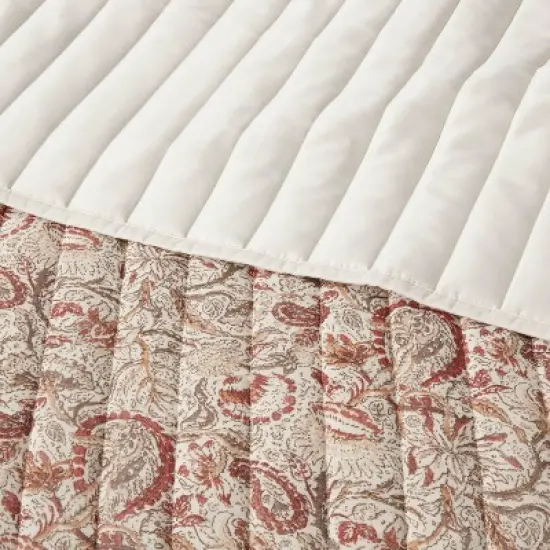  Voile Paisley Printed Quilt Cream - Threshold&trade; image {2}