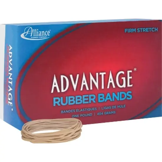 Alliance Rubber Bands Size 19 1 lb. 3-1/2"x1/16" 1250BX Natural 26195 image {1}
