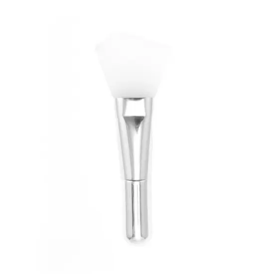 Unique Bargains Portable Facial Mask Brush Silver Tone 1 Pc image {6}