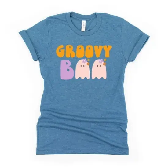 The Juniper Shop Groovy Boo Ghost Kids Short Sleeve Tee image {3}