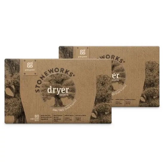 Grab Green Stoneworks Dryer Sheets, Oak Tree Scent image {3}