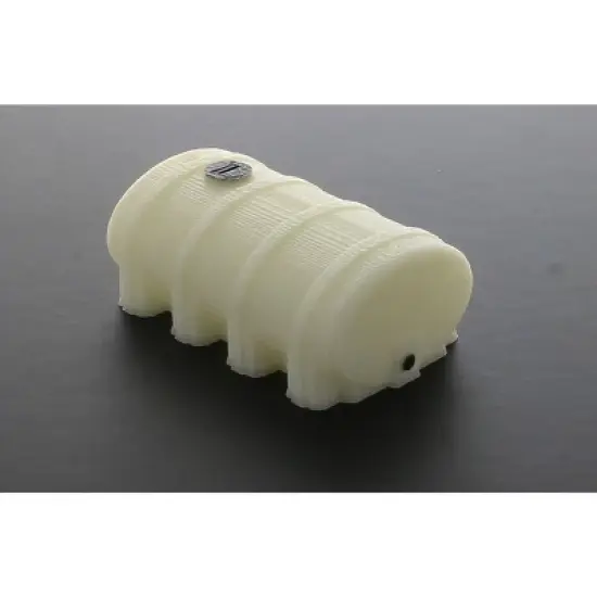 3D to Scale 1/64 3D Printed White Plastic Elliptical Leg Tank 64-322-WT image {1}