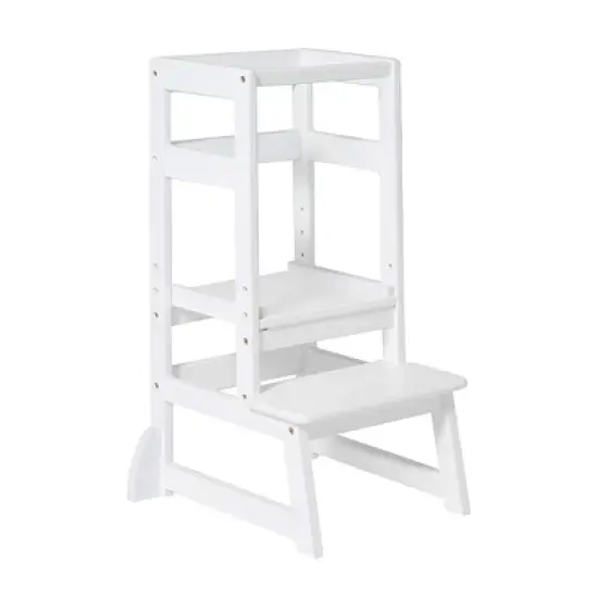SDADI LT05N Mother's Helper Adjustable Height Kitchen Step Stool, Children Kids Toddlers Counter Level Learning Stool for Kitchen & Bathroom image {5}