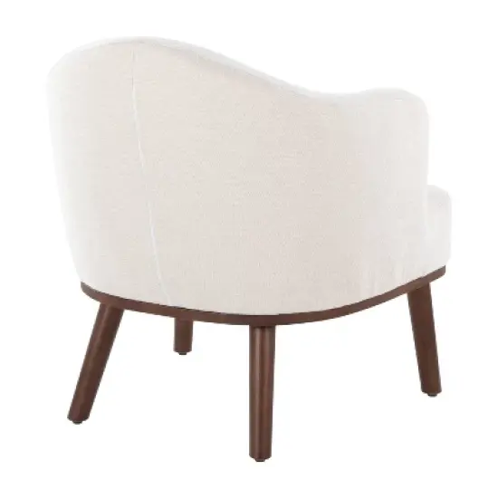Ahoy Accent Chair Walnut/Cream - LumiSource image {2}