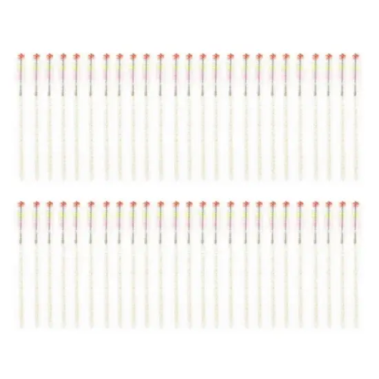 Unique Bargains Disposable Colorful Eyelash Brush 50 Pcs image {8}