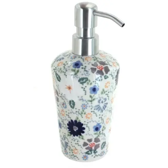 Blue Rose Polish Pottery B009 Manufaktura Soap Dispenser image {5}
