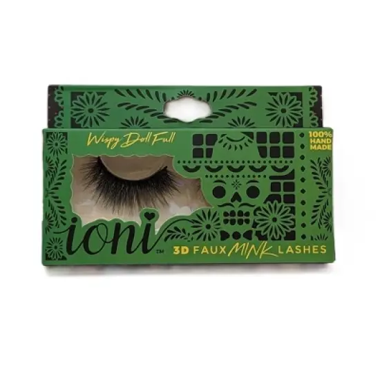 IONI Wispy Doll Full 3D Faux Mink Eyelashes (Pack of 6) image {1}