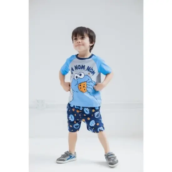 Sesame Street Elmo Cookie Monster T-Shirt and Shorts Outfit Set Infant to Toddler image {4}