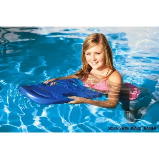 Poolmaster Advanced Kickboard Swim Trainer - Blue image {1}