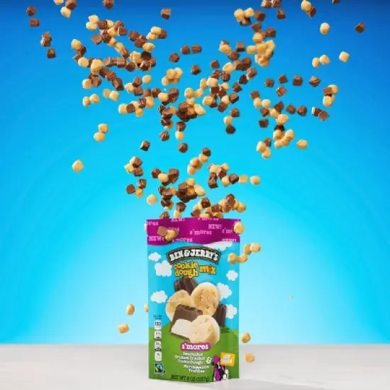 Ben & Jerry's S'Mores Frozen Cookie Dough Mix - 8oz image {3}