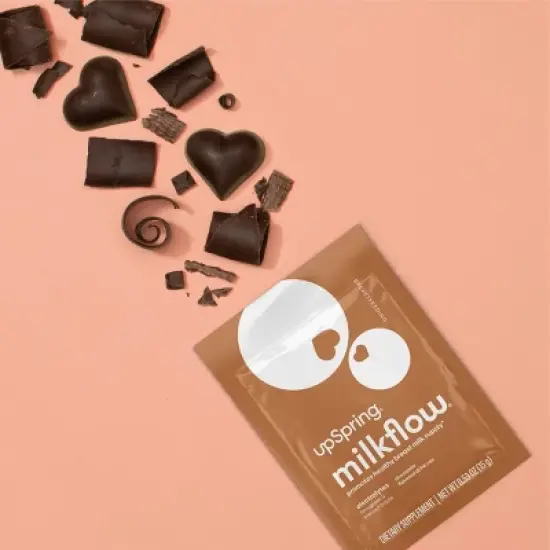 UpSpring MilkFlow Drink Mix Breastfeeding Supplement with Electrolytes - 16ct - Chocolate Flavor image {4}