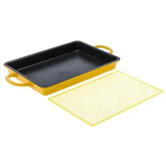 Curtis Stone Dura-Pan+ 2-in-1 Baker/Griddle Pan with Silicone Mat Refurbished image {12}