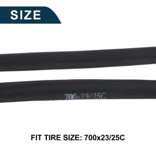 Unique Bargains Bike MTB Cycling Inner Tire 700x23/25C inch Durable 60mm Long French Type 1 Pcs image {2}