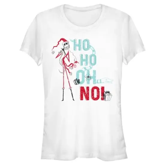 Junior's The Nightmare Before Christmas Ho Ho Oh No Sandy Claws T-Shirt image {3}