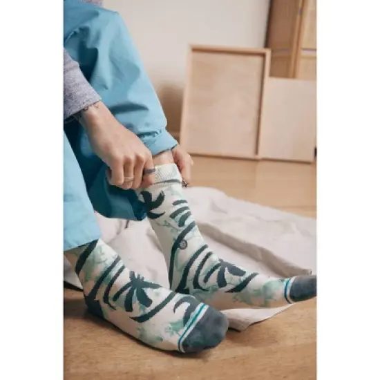 STANCE x WADE Men's Palm Twist Crew Socks - Blue L image {4}