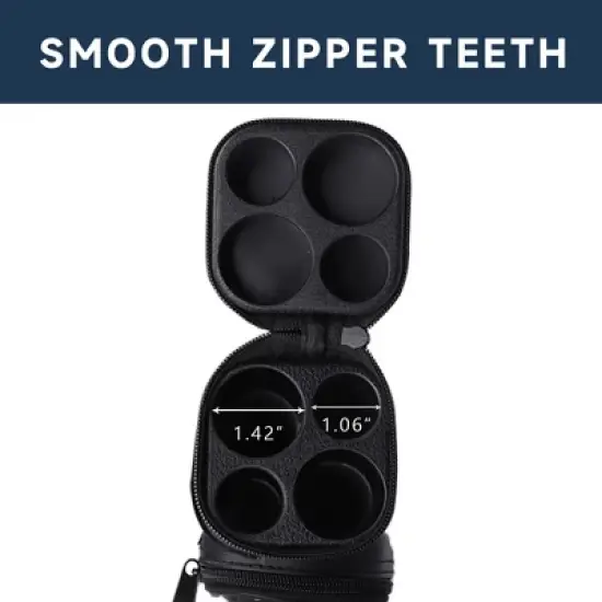 GSE 2x2 Square Cue Case, Pool Cue Stick Carrying Case, Billiard Cue Case Holds 2 Butts and 2 Shafts image {3}