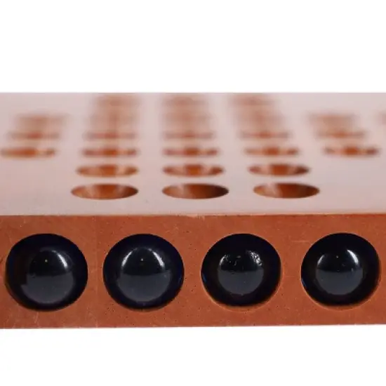WE Games Marble Solitaire Wooden Travel Game - 5 inches image {4}