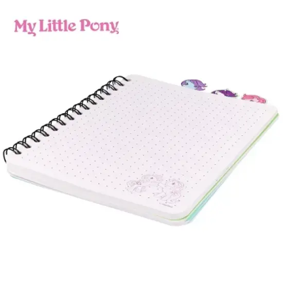 Inkology, LLC My Little Pony Trio 4-Tab Spiral Notebook With 160 Dotted Sheets | 6 x 9 Inches image {5}