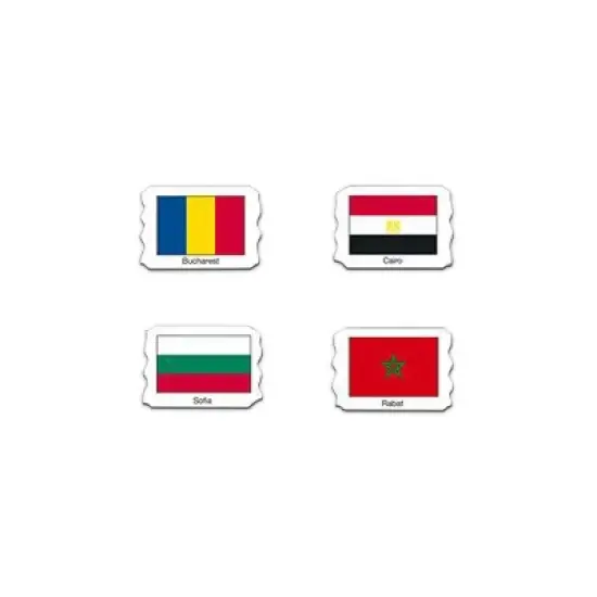 Springbok Larsen Flags Of The World Children's Educational Puzzle 80pc: Travel Theme, Creative Thinking, Peg Puzzle image {2}