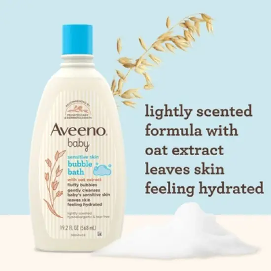Aveeno Baby Bubble Bath - 19.2 fl oz image {10}