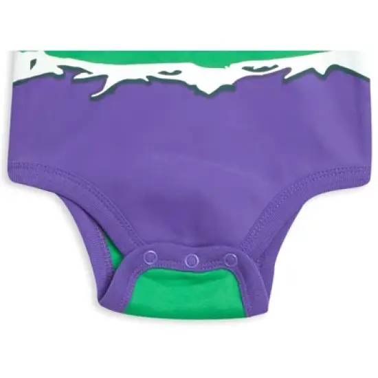 Marvel Avengers Spider-Man Captain America Hulk Baby 3 Pack Cosplay Bodysuits Newborn to Infant  image {8}