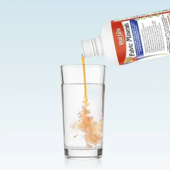 Vital Earth Minerals Fulvic Minerals Liquid, 70+ Trace Minerals, Electrolytes, Fulvic Acid Minerals For Cellular Detox, Wellness, 32 Fl Oz image {4}