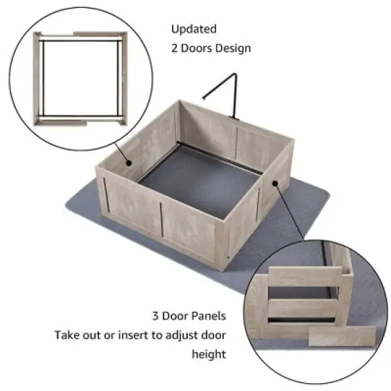 unipaws Whelping Box for Dogs and Cats image {5}