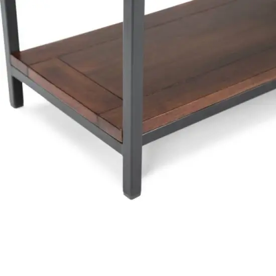 54" Rhonda Console Sofa Table Dark Cognac Brown - WyndenHall image {3}
