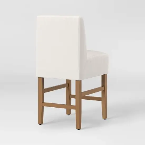 Mirage Slipcover Counter Height Barstool Cream - Threshold&trade; image {3}