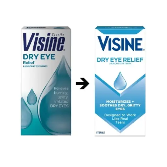 Visine Dry Eye Relief Lubricating Eye Drops - 0.5 fl oz image {1}