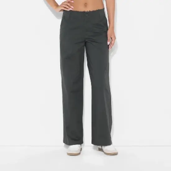 Women's Mid-Rise Chino Pants - Wild Fable&trade; image {1}